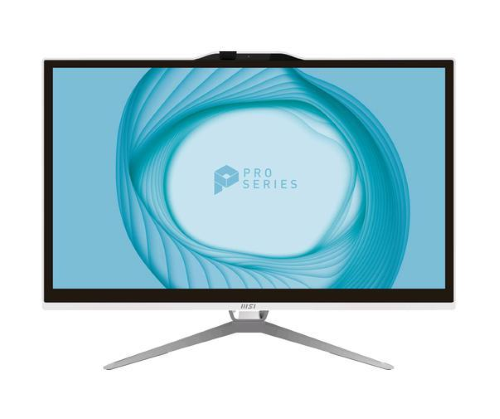 MSI PRO AP222T 13M-007EU ALL IN ONE 21.5" TOUCH SCREEN PENTIUM GOLD G7400 3.7GHz RAM 4GB-SSD 128GB M.2 NVMe-WI-FI 5-WIN 11 PROF BLACK (00-AC0112-007)